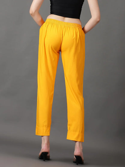 Cadila Women's Cotton Drawstring Rayon Pants