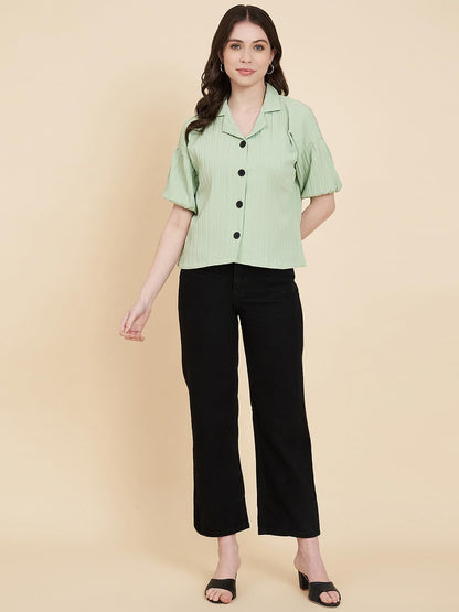VAIRAGEE Women Cotton Blend Striped Pattern