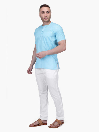Rajubhai Hargovindas Men Cotton Straight Kurta