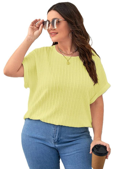 Zilcon Womens Dressy Casual Business Work Tops Summer Half Sleeve Shirts Boat Neck Jacquared Tshirts