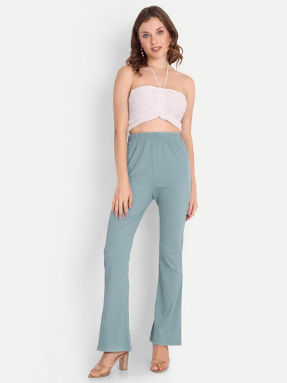 FNOCKS Pants Women's Premium Cotton Bell Bottom