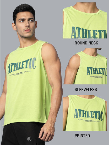 CHKOKKO Tank Tops Sleeveless T-Shirt for Men Cotton
