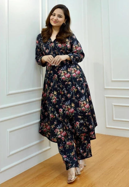LERIYA FASHION Anarkali Kurta-Set for Women