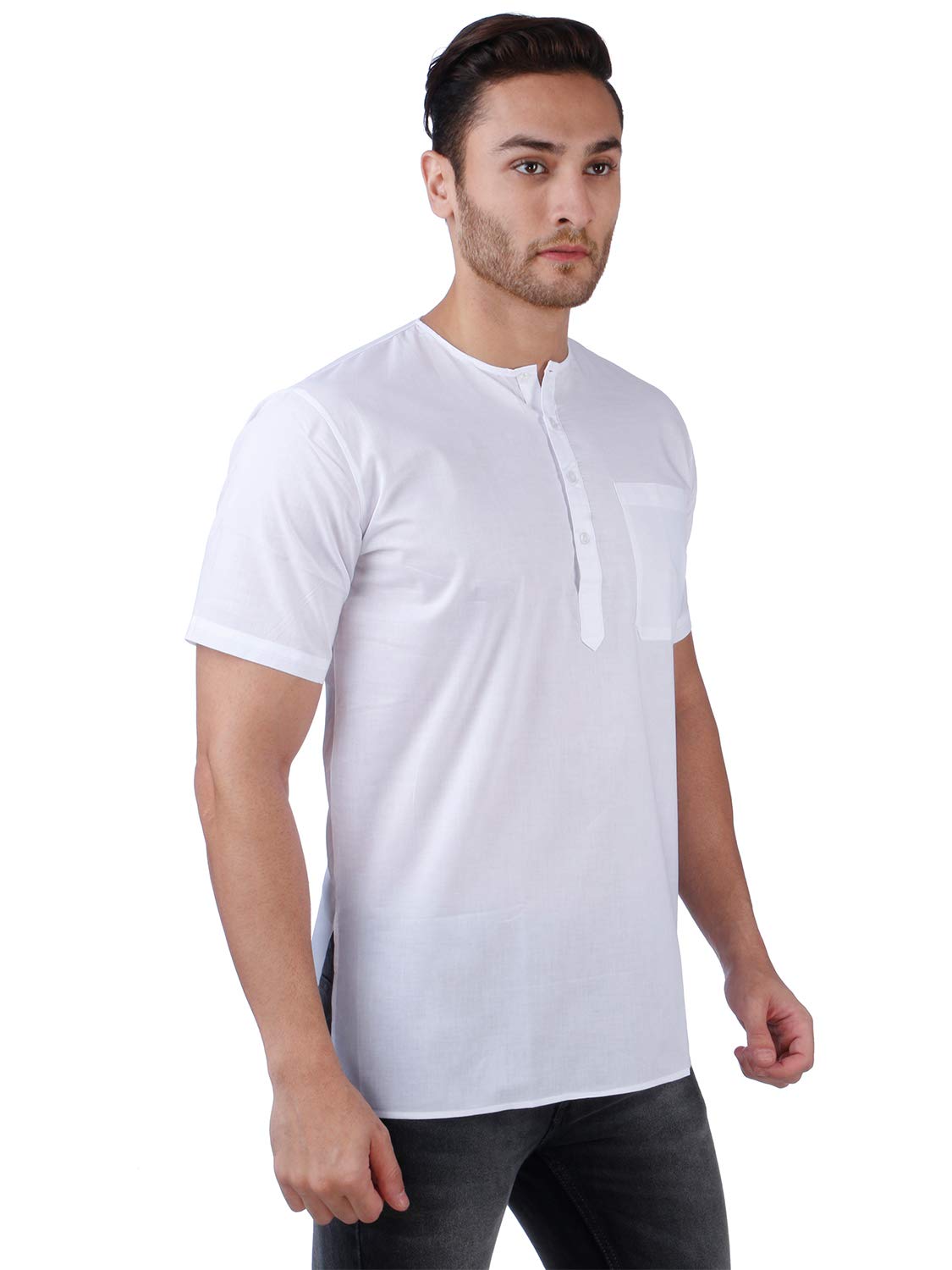 Rajubhai Hargovindas Men Cotton Straight Kurta