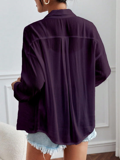 Women's Classic Semi-Formal Textured Button