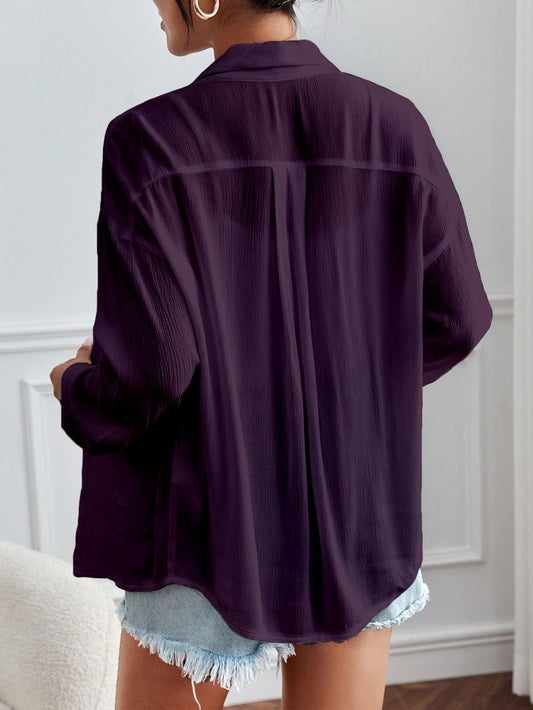 Women's Classic Semi-Formal Textured Button