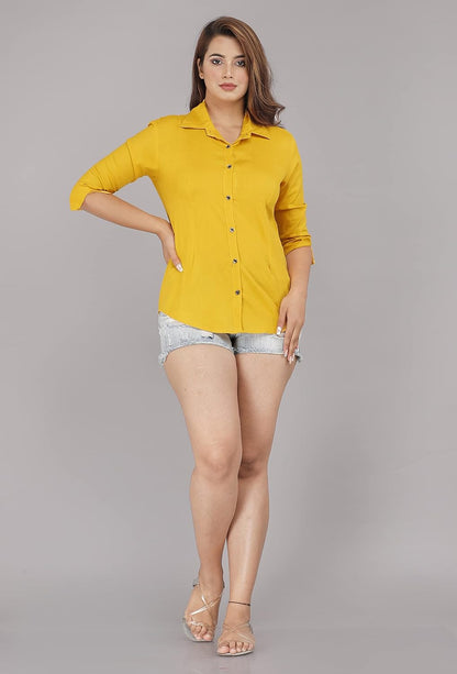 GEHU GARMENTS Women Solid Shirt for Office