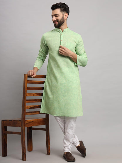 LATEST CHIKAN Men's Cotton Regular Textured