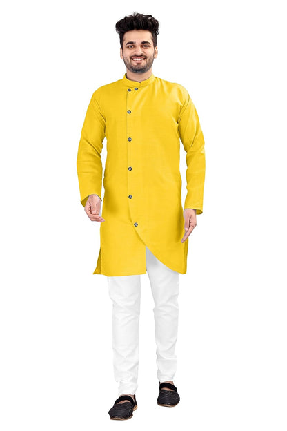 OS JEANS Kurta pyjama for Mens In cross patten