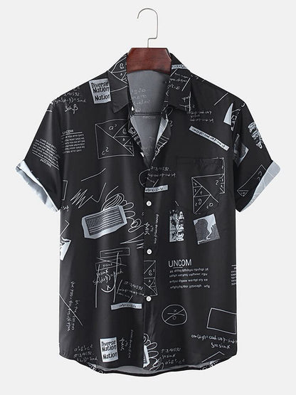 LookMark Men's Cotton Regular Fit Shirt