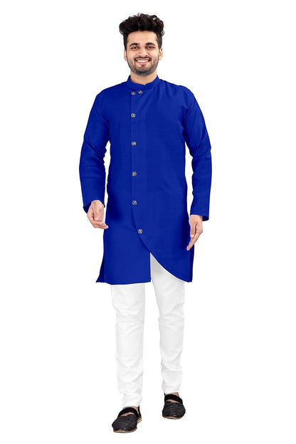 OS JEANS Kurta pyjama for Mens In cross patten