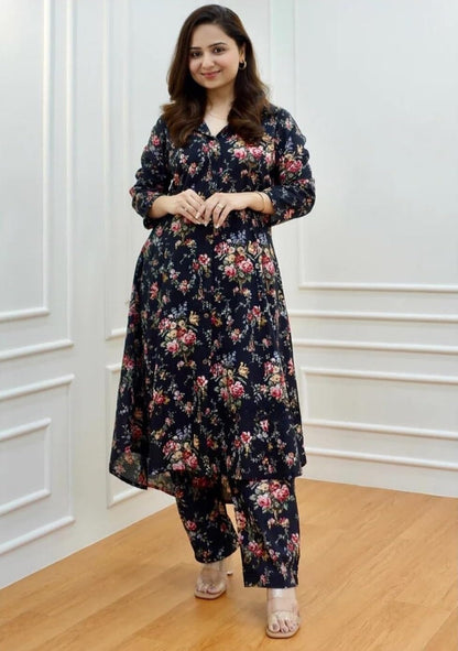 LERIYA FASHION Anarkali Kurta-Set for Women