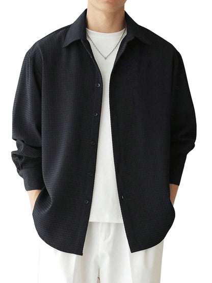 Leriya Fashion Men's Solid Regular Fit Shirt