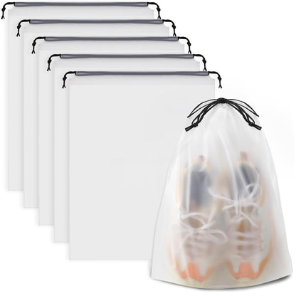 Shoe Bags for Travel, Drawstring Packing Bags, Dustproof