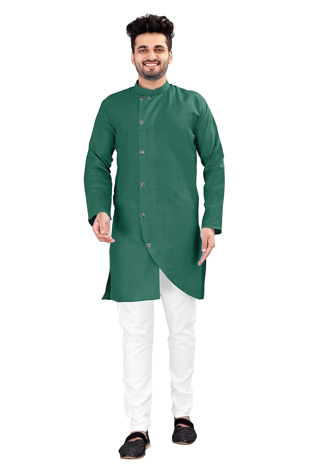 OS JEANS Kurta pyjama for Mens In cross patten