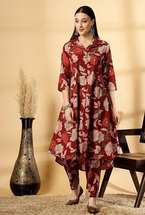 Rayon Printed Set for Women NewDesign Straight Kurta