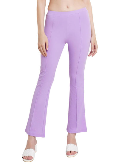 POPWINGS Casual Solid Regular Fit Solid Trouser