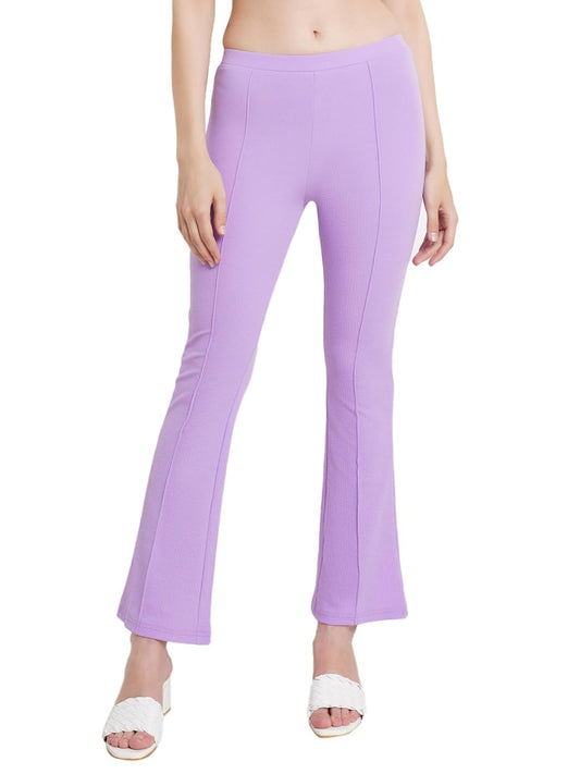 POPWINGS Casual Solid Regular Fit Solid Trouser