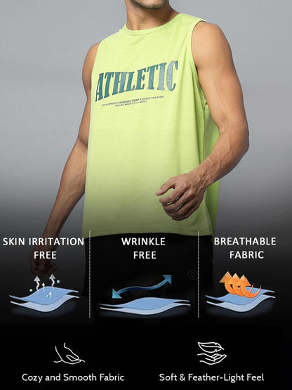 CHKOKKO Tank Tops Sleeveless T-Shirt for Men Cotton
