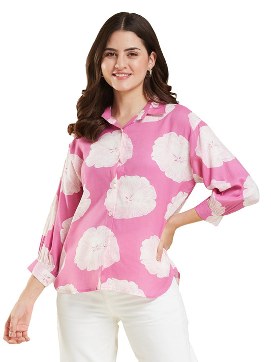 J TURRITOPSIS Women's Rayon Floral Printed Stylish