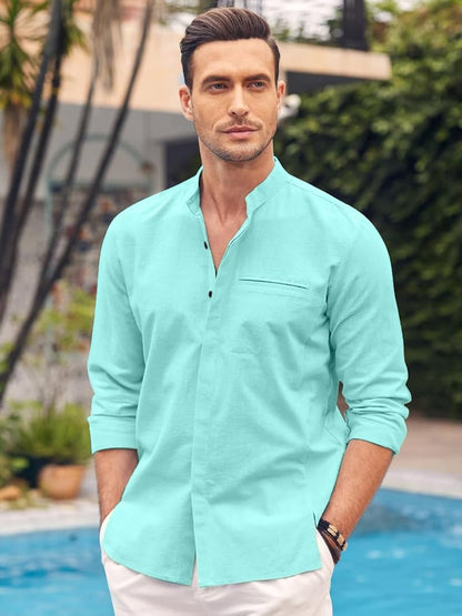 Bellstone Men's Solid Regular Fit Shirt