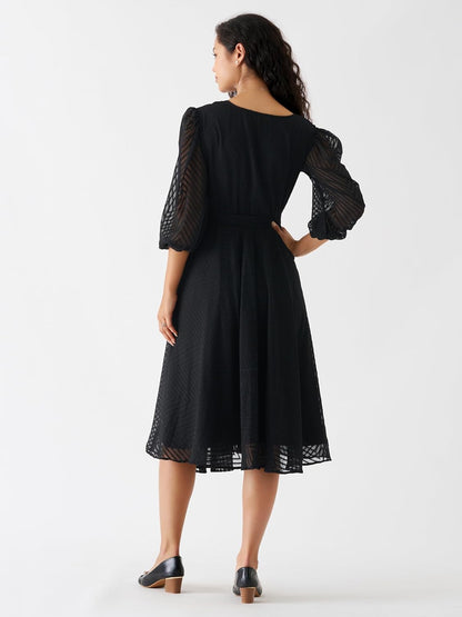AASK Women Fancy Plain & Solid Designer Dress for Women