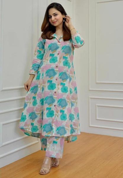 LERIYA FASHION Anarkali Kurta-Set for Women