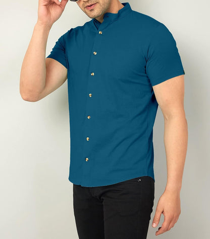 AUSK Men's Regular Fit Half Sleeves Casual Shirt