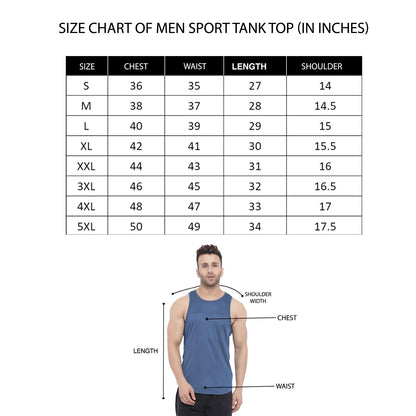 CHKOKKO Tank Tops Sleeveless T-Shirt for Men Dry Fit