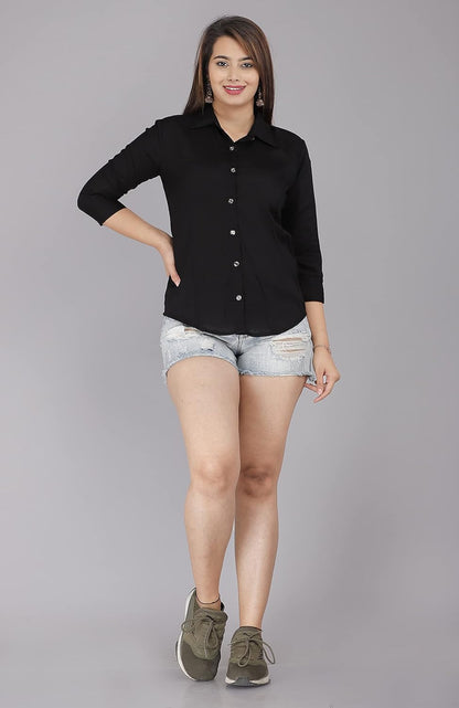 GEHU GARMENTS Women Solid Shirt for Office