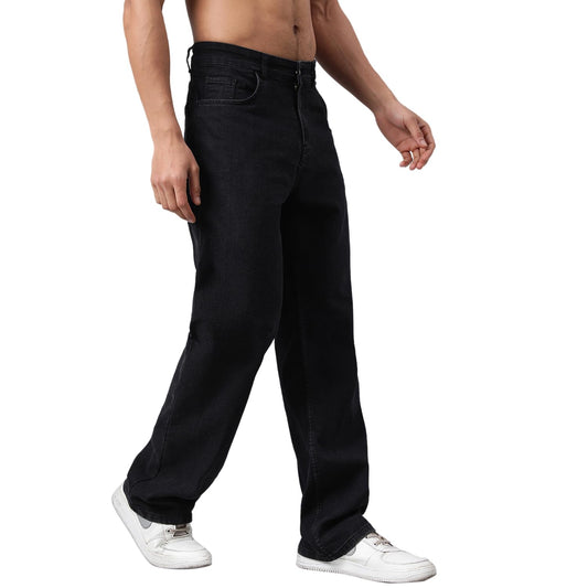 KOTTY Men's Two-Tone Patchwork Jeans for Men