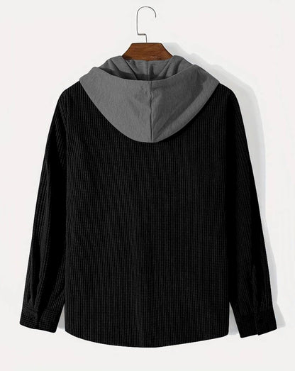 Monk Men's Solid Regular Fit Shirt | Shirt with Hood