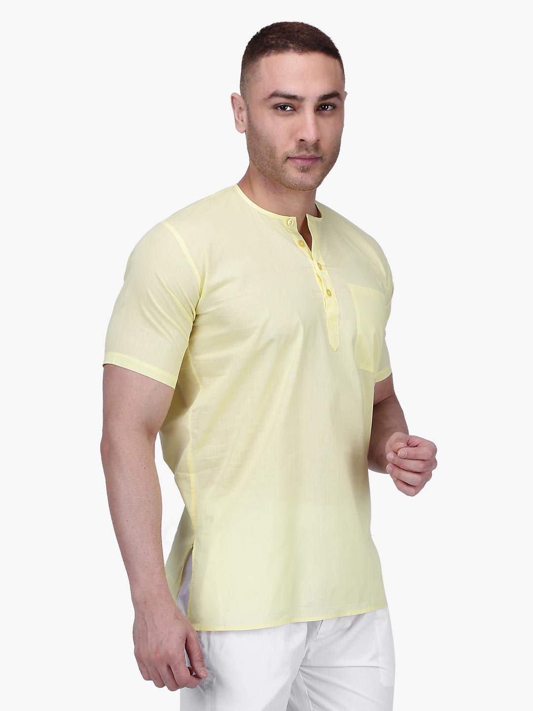 Rajubhai Hargovindas Men Cotton Straight Kurta