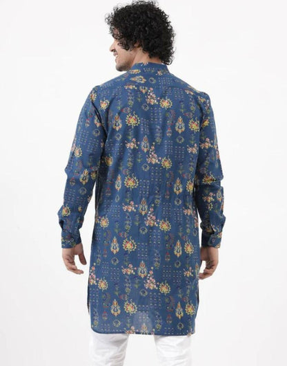 Leriya Fashion Men's Kurta | Rayon Printed Kurta