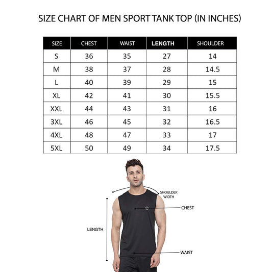 CHKOKKO Tank Tops Sleeveless T-Shirt for Men Dry Fit