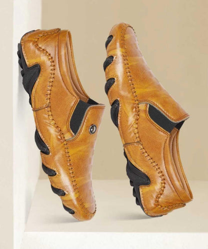 HATTOUN Synthetic Leather Comfortable Loafers for Men - alphahostel.in
