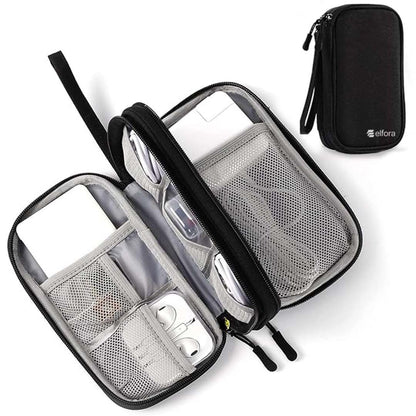 Elfora Cable Organizer Pouch | Travel Organiser Bag