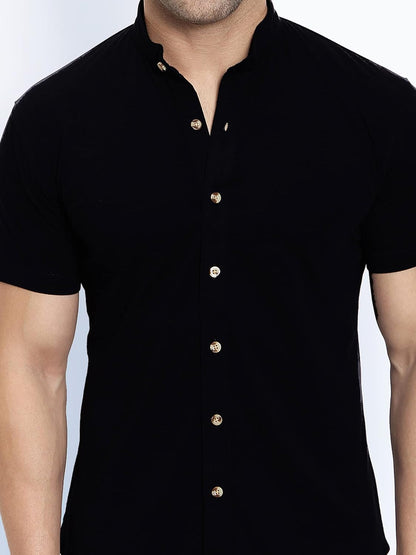 AUSK Men's Regular Fit Half Sleeves Casual Shirt