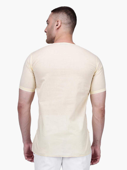 Rajubhai Hargovindas Men Cotton Straight Kurta