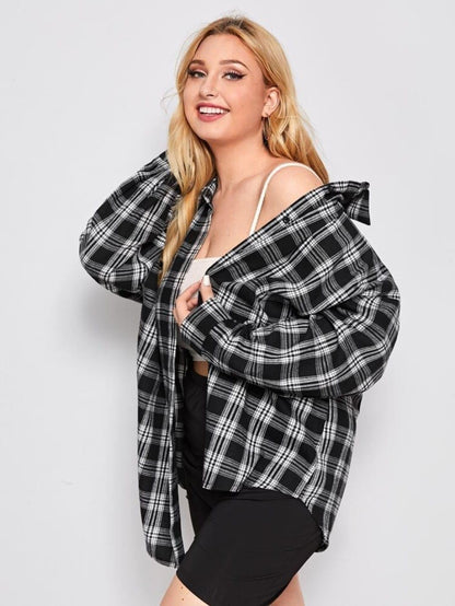 UNIQUE GOODS HAVEN Plus Size Women’s Checkered