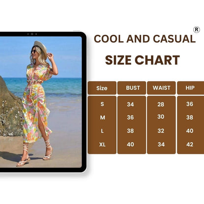 COOL AND CASUAL Co Ord Set for Women Two Piece Dress for Women Beach Dress for Women Western Dresses