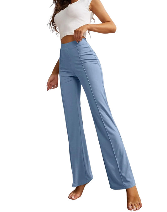 SWADESI STUFF Women's High-Waisted Pant Bell Bottom