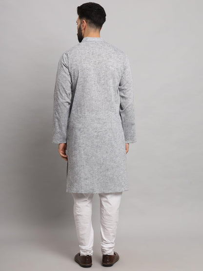 LATEST CHIKAN Men's Cotton Regular Textured