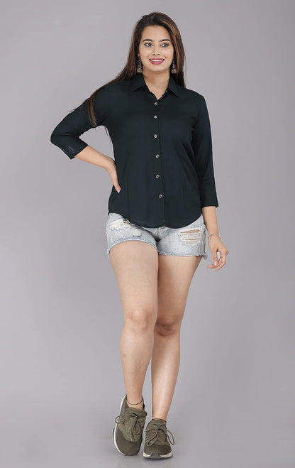 GEHU GARMENTS Women Solid Shirt for Office