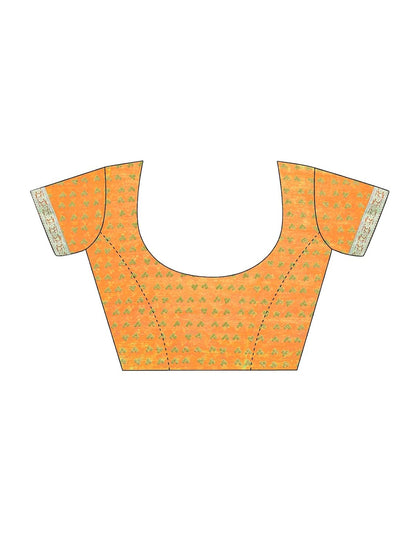 SIRIL Women's Bandhani Printed Saree with Blouse