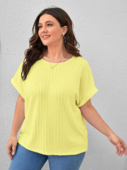 Zilcon Womens Dressy Casual Business Work Tops Summer Half Sleeve Shirts Boat Neck Jacquared Tshirts