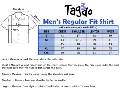 TAGDO Men's Regular Fit Casual Shirt