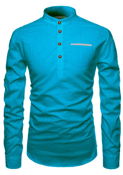 TrendiVastra Men's Cotton Blend Fabric Full Sleeve