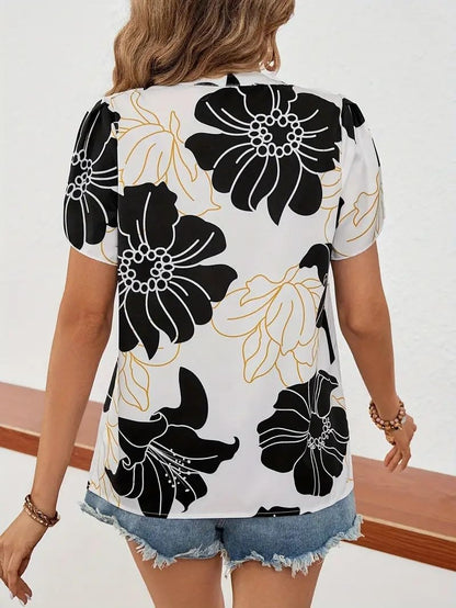DEIDAD Women's Floral Regular Fit Shirt