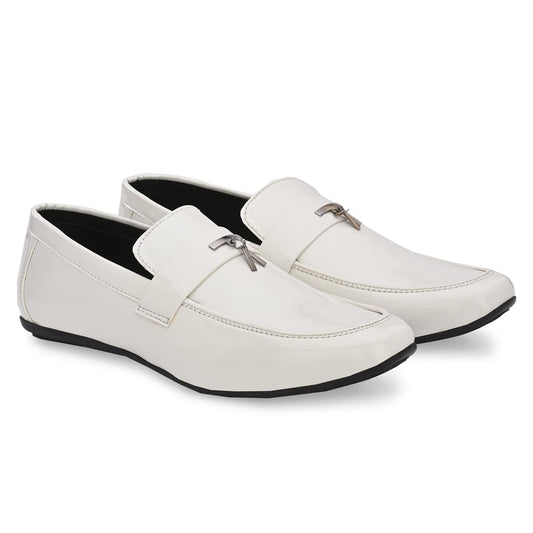 GELLWOJ Men's Buckle White Nagras - alphahostel.in